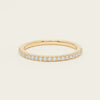 18ct Yellow Gold Diamond Millie Band - Ring - Walker & Hall