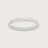 18ct White Gold .16ct Diamond Galaxis Band - Ring - Walker & Hall