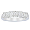 18ct White Gold 1.36ct Emerald Cut Diamond Asra Ring-Ring-Walker & Hall