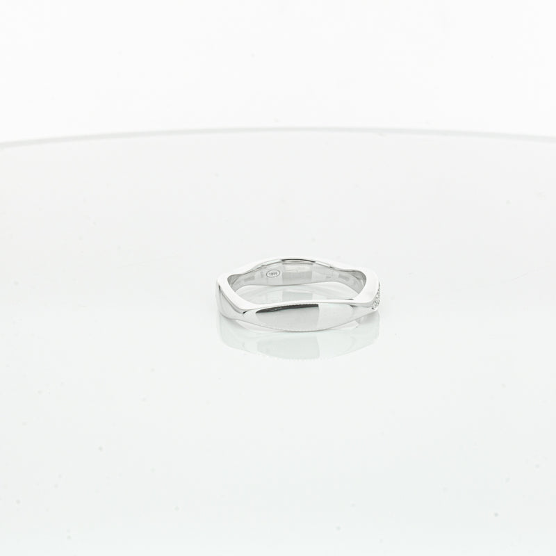 18ct White Gold Diamond EOS Ring-Ring-Walker & Hall