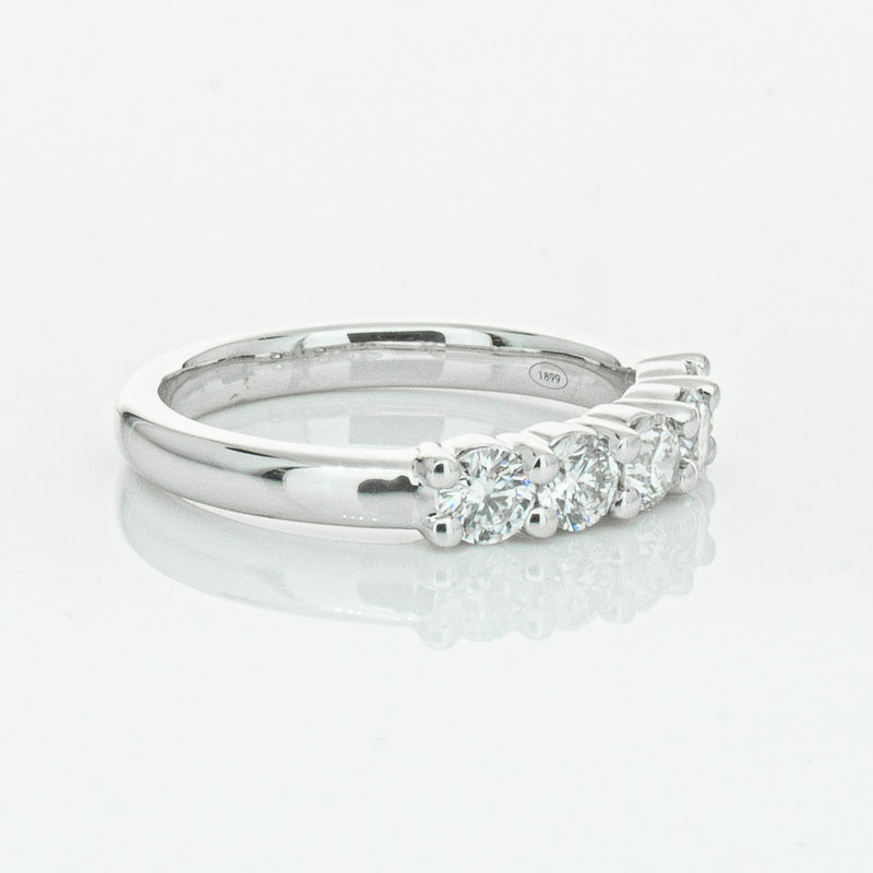 18ct White Gold .80ct Diamond Panorama Ring-Ring-Walker & Hall