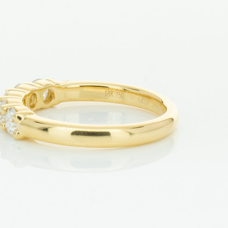 18ct Yellow Gold .80ct Diamond Panorama Ring-Ring-Walker & Hall