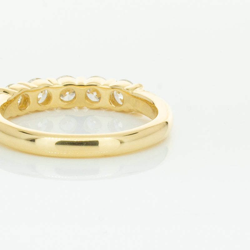 18ct Yellow Gold .80ct Diamond Panorama Ring-Ring-Walker & Hall