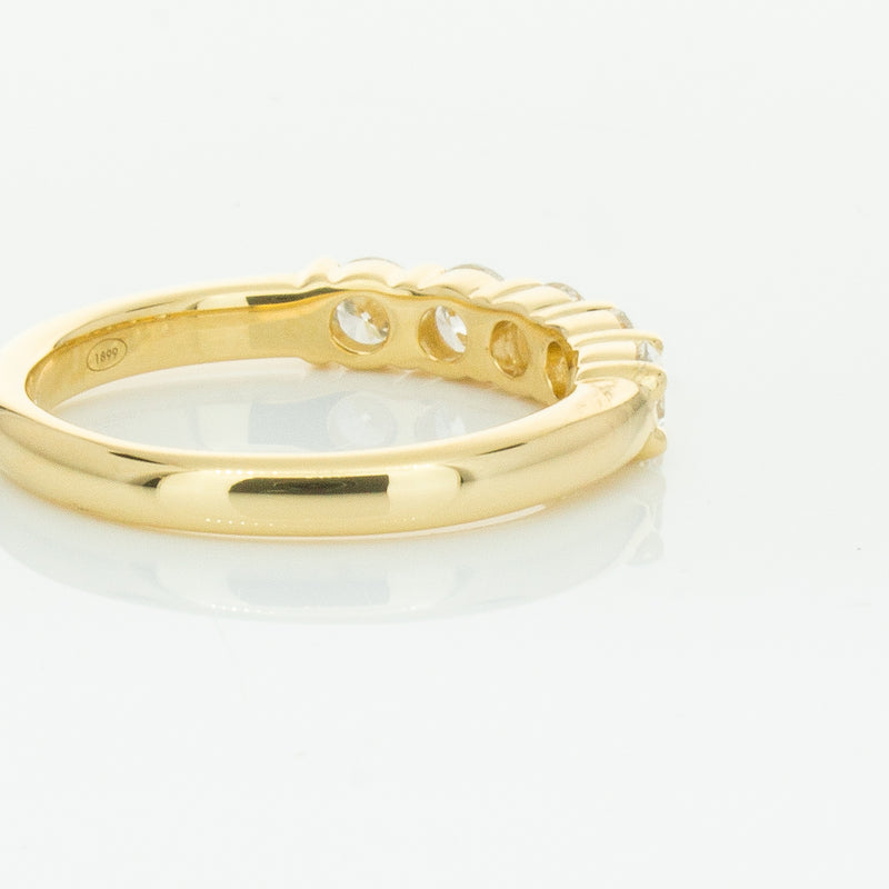 18ct Yellow Gold .80ct Diamond Panorama Ring-Ring-Walker & Hall