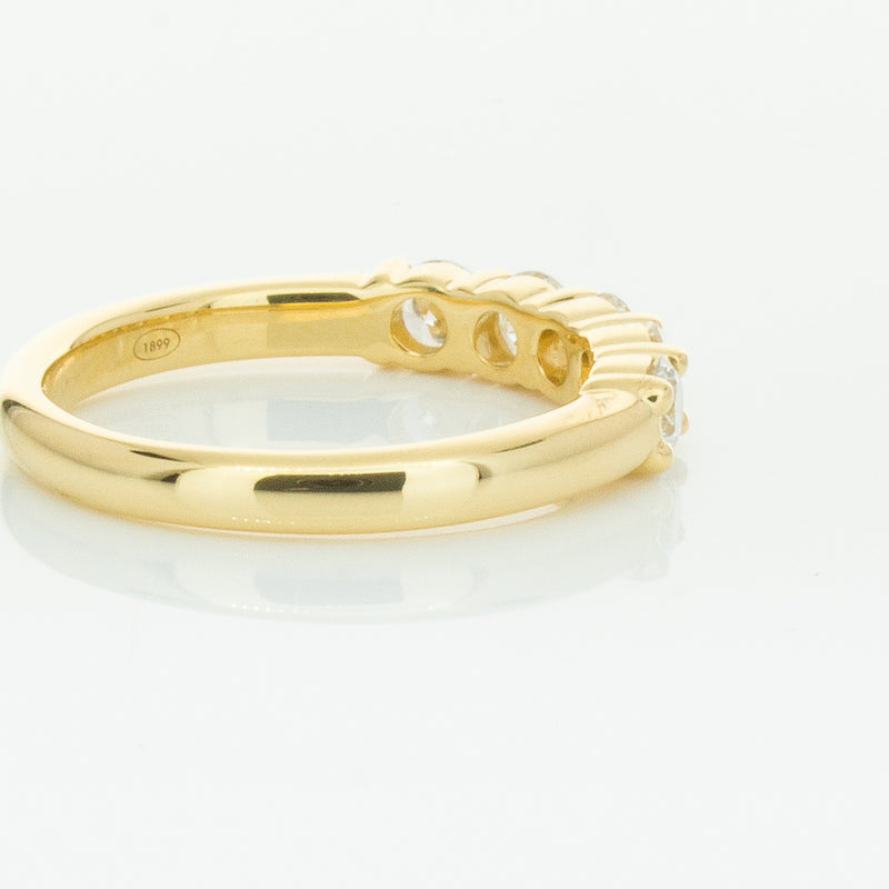 18ct Yellow Gold .80ct Diamond Panorama Ring-Ring-Walker & Hall