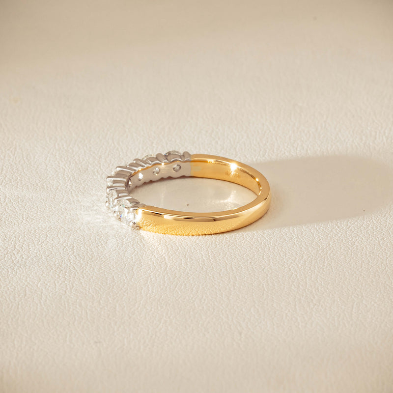 18ct Yellow & White Gold 1.00ct Diamond Panorama Ring - Ring - Walker & Hall