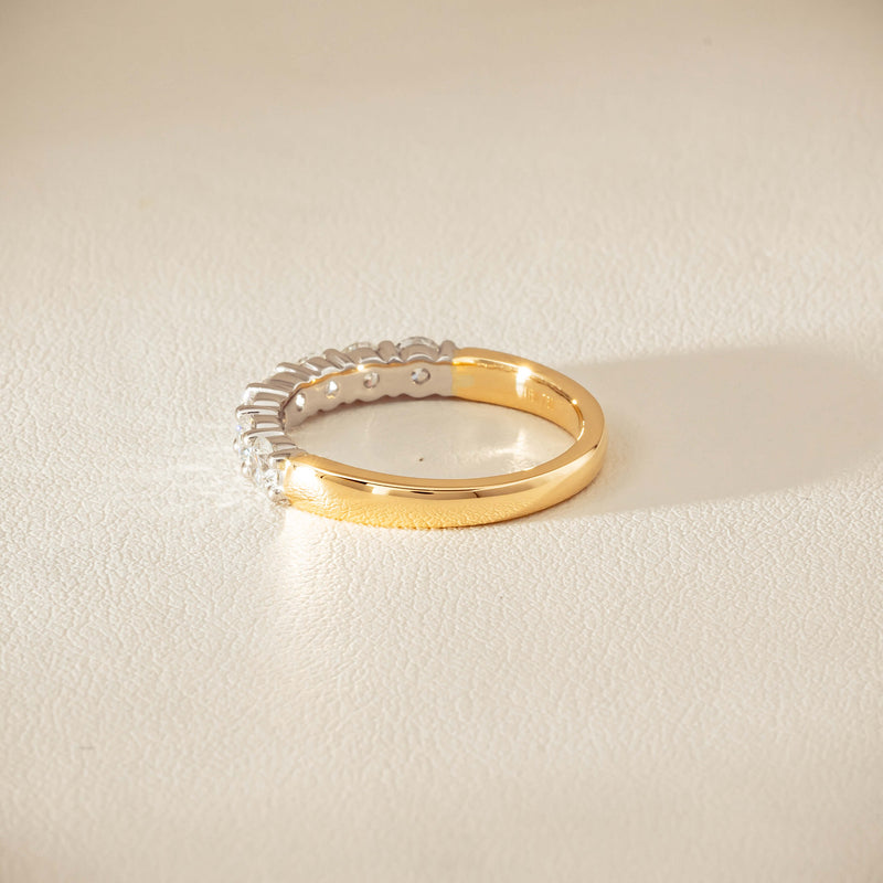 18ct Yellow & White Gold 1.00ct Diamond Panorama Ring - Ring - Walker & Hall