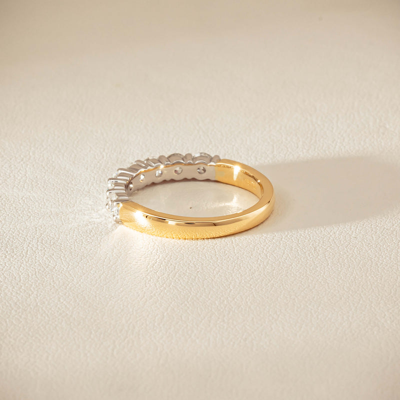 18ct Yellow & White Gold 1.00ct Diamond Panorama Ring - Ring - Walker & Hall