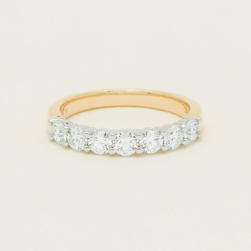 18ct Yellow & White Gold 1.00ct Diamond Panorama Ring - Ring - Walker & Hall