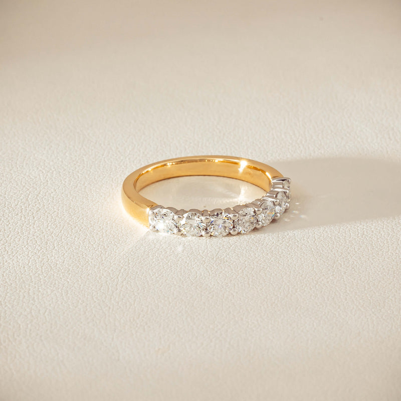 18ct Yellow & White Gold 1.00ct Diamond Panorama Ring - Ring - Walker & Hall