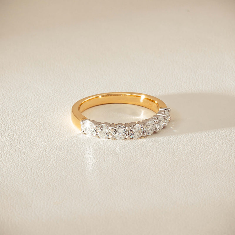 18ct Yellow & White Gold 1.00ct Diamond Panorama Ring - Ring - Walker & Hall