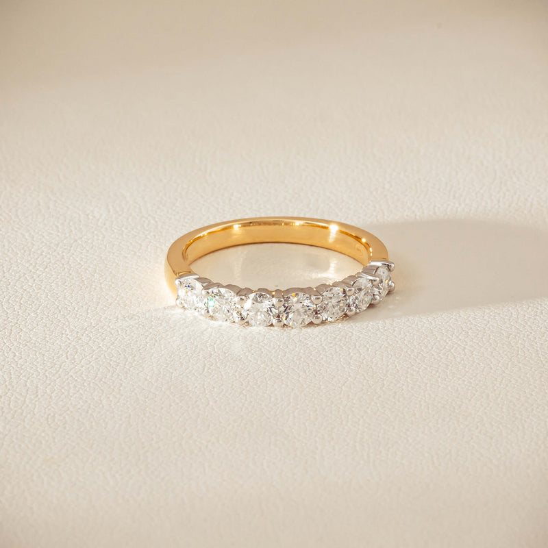 18ct Yellow & White Gold 1.00ct Diamond Panorama Ring - Ring - Walker & Hall