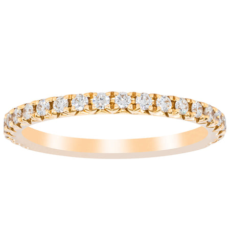 18ct Yellow Gold .34ct Diamond Comet Band-Ring-Walker & Hall