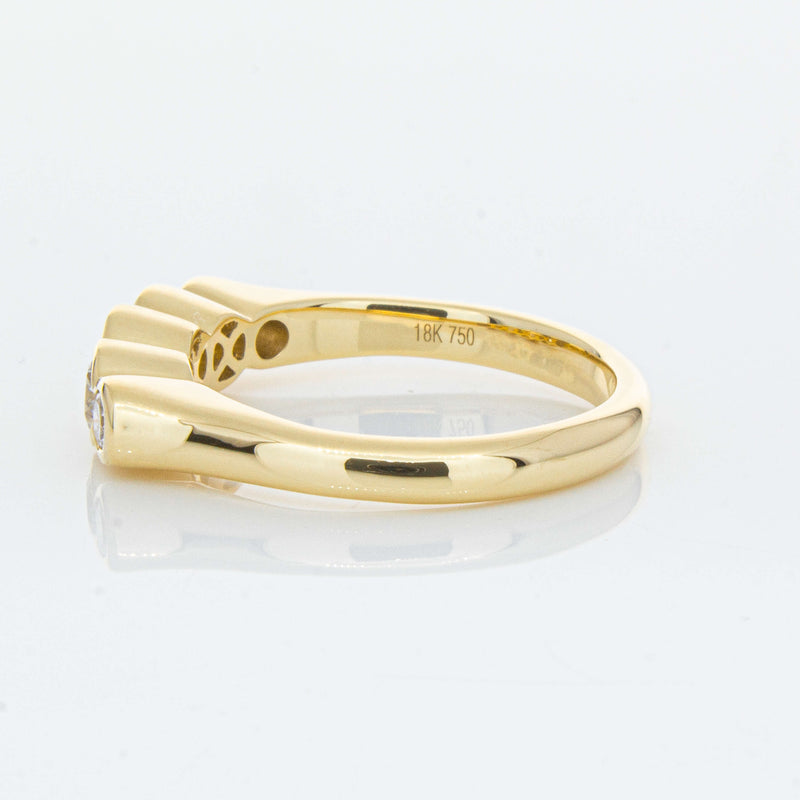18ct Yellow Gold .78ct Diamond Five-Stone Natalia Ring-Ring-Walker & Hall