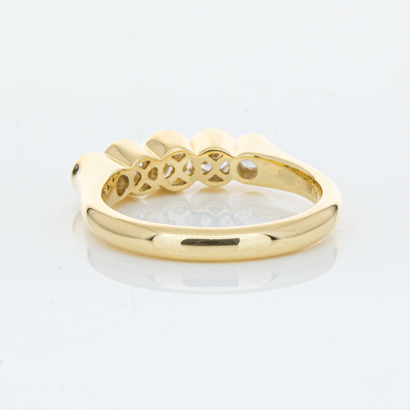 18ct Yellow Gold .78ct Diamond Five-Stone Natalia Ring-Ring-Walker & Hall