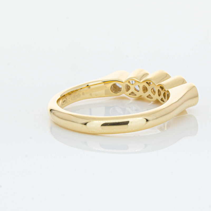 18ct Yellow Gold .78ct Diamond Five-Stone Natalia Ring-Ring-Walker & Hall