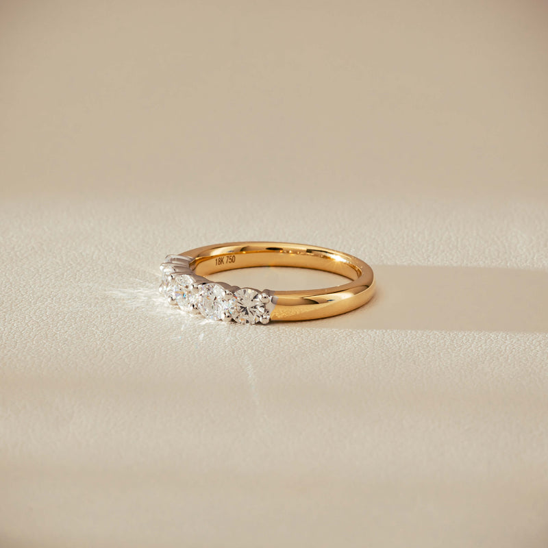 18ct Yellow Gold .97ct Diamond Panorama Ring-Ring-Walker & Hall