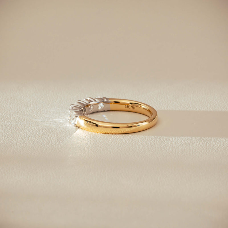 18ct Yellow Gold .97ct Diamond Panorama Ring-Ring-Walker & Hall