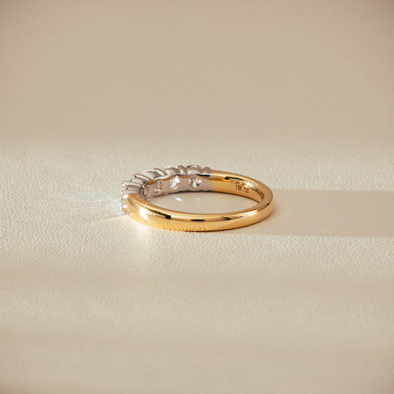 18ct Yellow Gold .97ct Diamond Panorama Ring-Ring-Walker & Hall