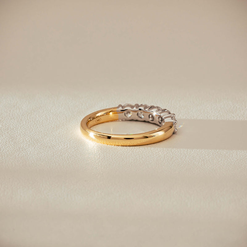 18ct Yellow Gold .97ct Diamond Panorama Ring-Ring-Walker & Hall