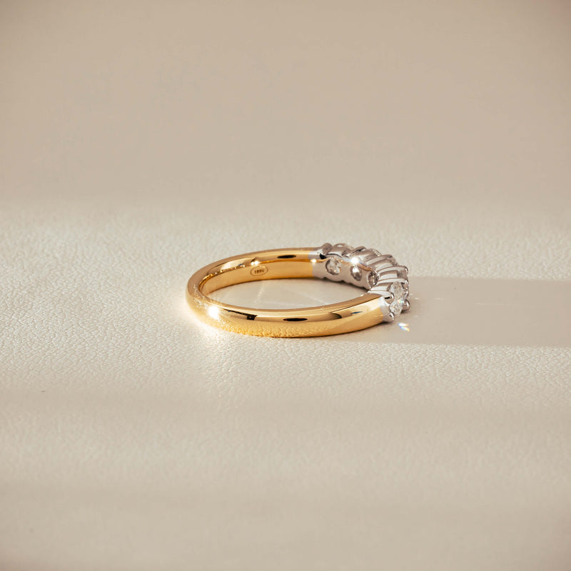 18ct Yellow Gold .97ct Diamond Panorama Ring-Ring-Walker & Hall