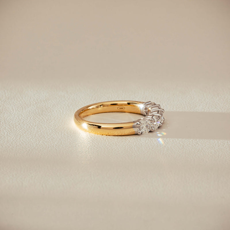 18ct Yellow Gold .97ct Diamond Panorama Ring-Ring-Walker & Hall