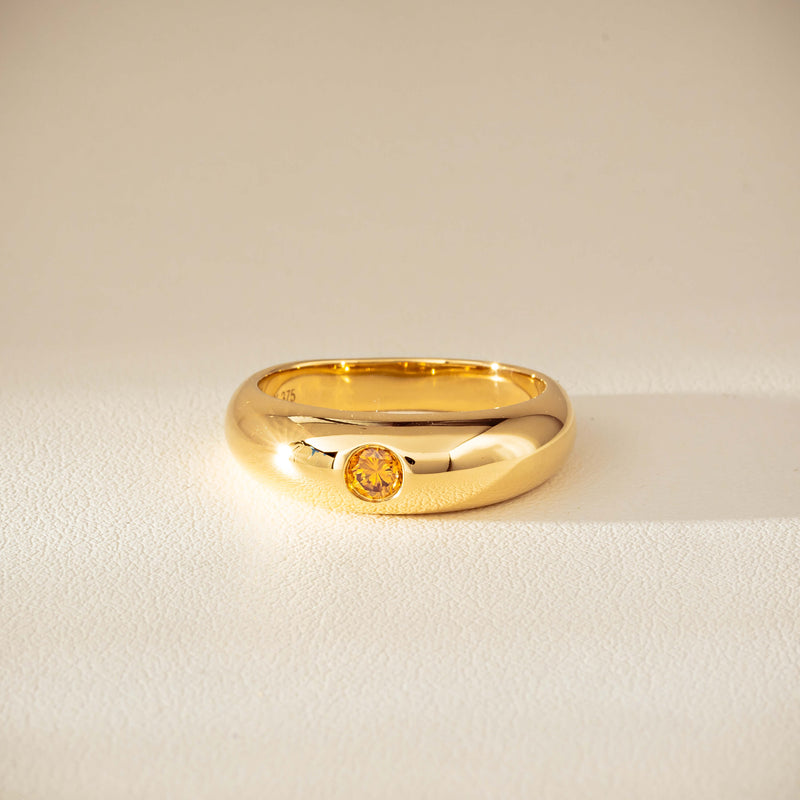 9ct Yellow Gold .16ct Fancy Diamond Kylie Ring-Ring-Walker & Hall