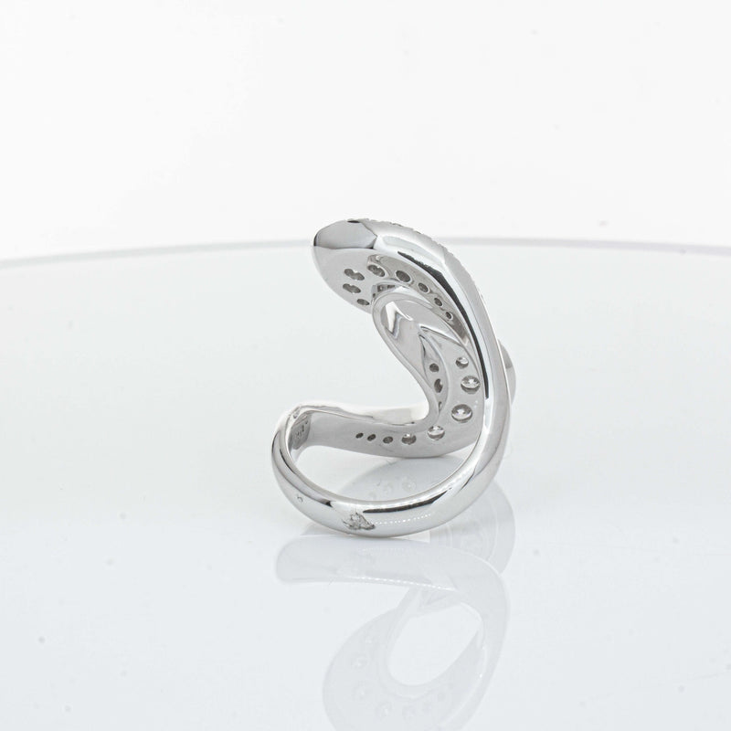 Platinum 1.55ct Diamond Flamenco Ring - Ring - Walker & Hall