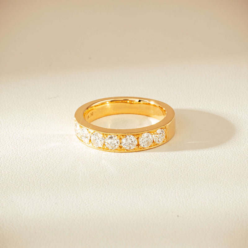 18ct Yellow Gold 1.00ct Diamond Orion Ring - Ring - Walker & Hall