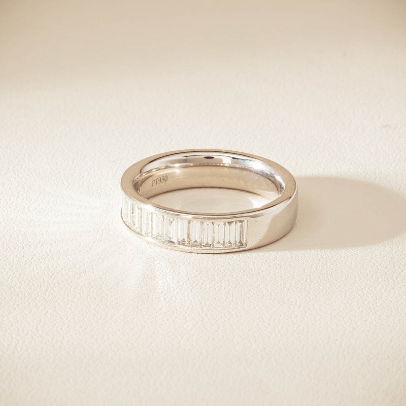 Platinum .92ct Diamond Channel-Set Band - Ring - Walker & Hall