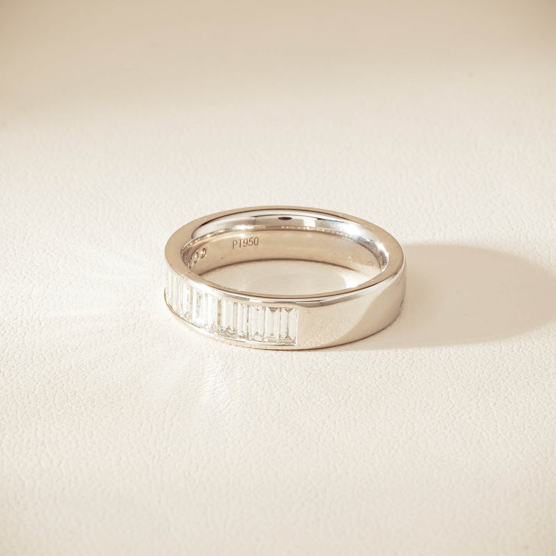 Platinum .92ct Diamond Channel-Set Band - Ring - Walker & Hall