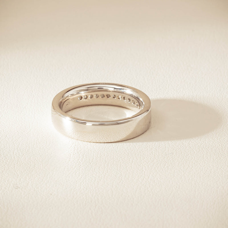 Platinum .92ct Diamond Channel-Set Band - Ring - Walker & Hall
