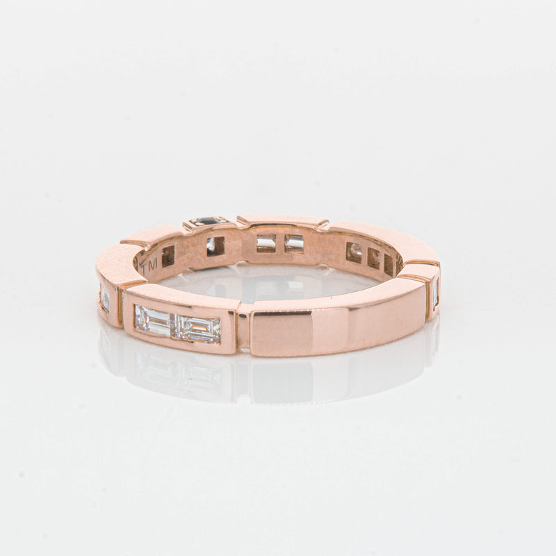 Deja Vu 18ct Rose Gold .75ct Diamond Band - Ring - Walker & Hall