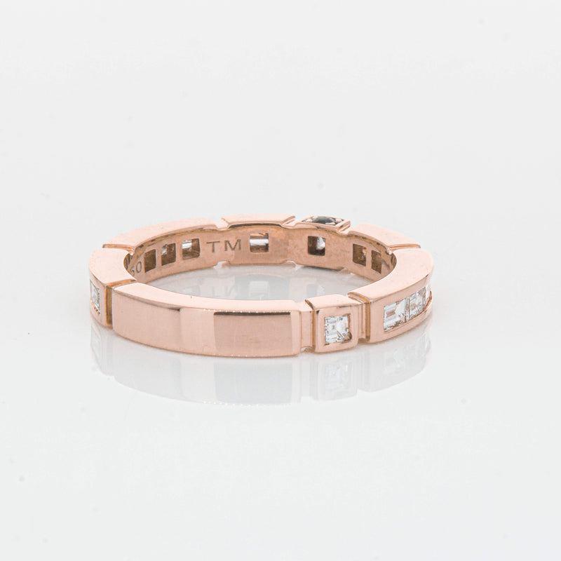 Deja Vu 18ct Rose Gold .75ct Diamond Band - Ring - Walker & Hall