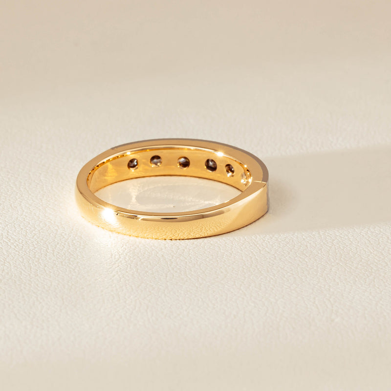 Deja Vu 16ct Yellow & White Gold .75ct Diamond Band