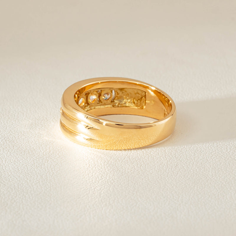 Deja Vu 18ct Yellow Gold .60ct Five-Stone Ring - Ring - Walker & Hall