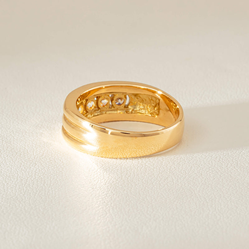 Deja Vu 18ct Yellow Gold .60ct Five-Stone Ring - Ring - Walker & Hall