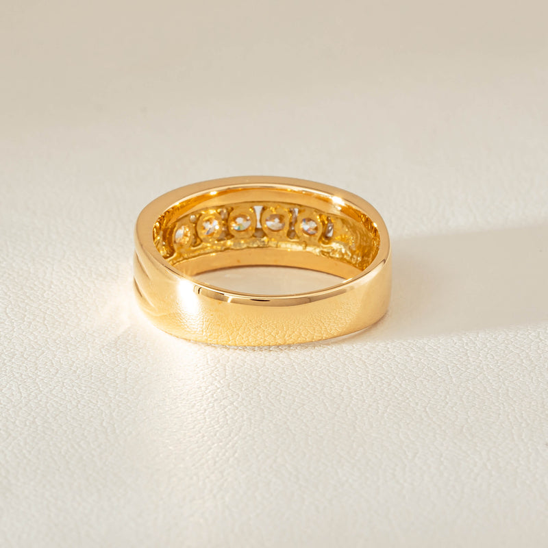 Deja Vu 18ct Yellow Gold .60ct Five-Stone Ring - Ring - Walker & Hall