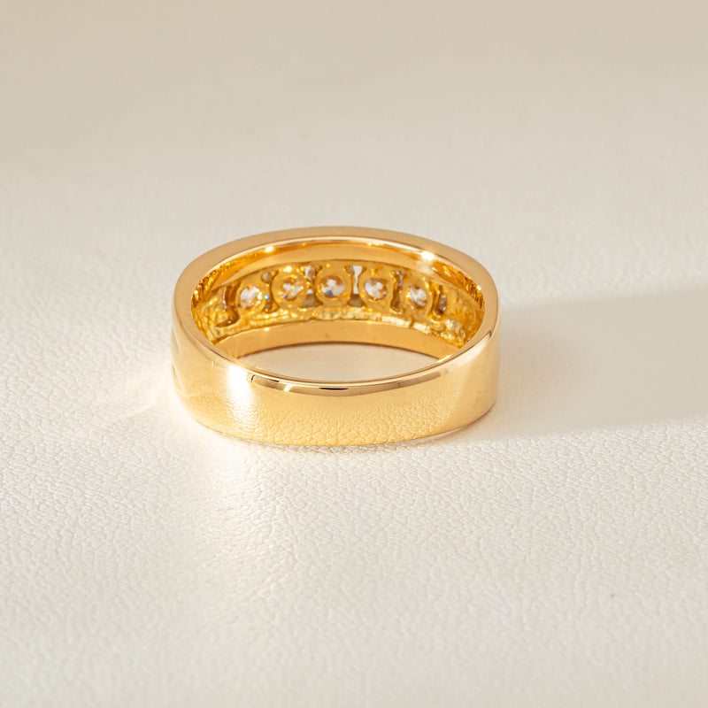 Deja Vu 18ct Yellow Gold .60ct Five-Stone Ring - Ring - Walker & Hall