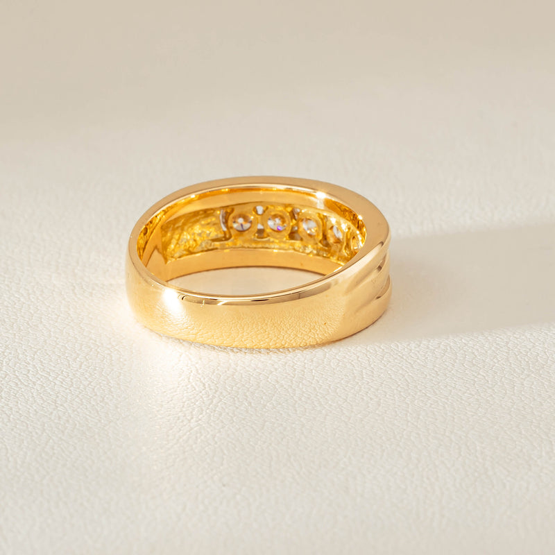 Deja Vu 18ct Yellow Gold .60ct Five-Stone Ring - Ring - Walker & Hall