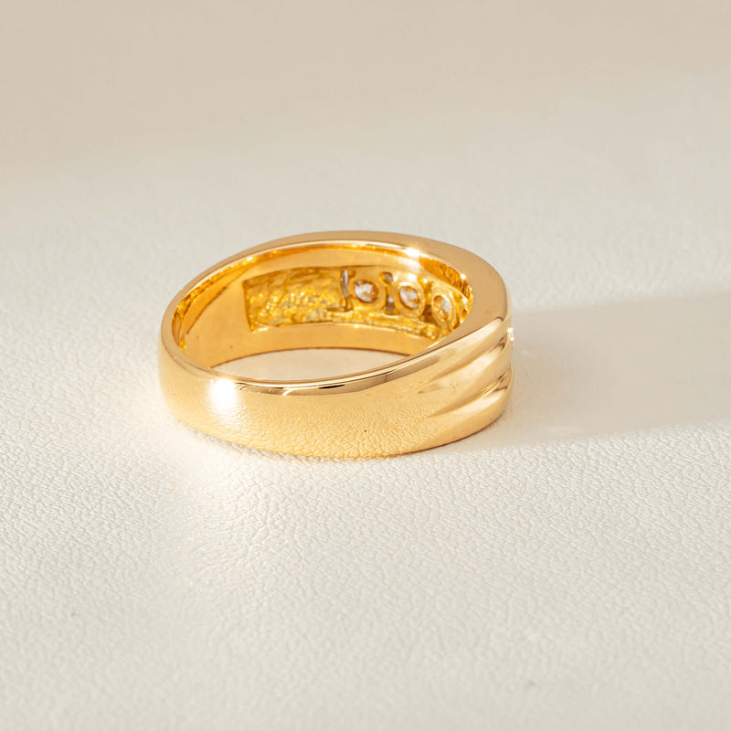 Deja Vu 18ct Yellow Gold .60ct Five-Stone Ring - Ring - Walker & Hall