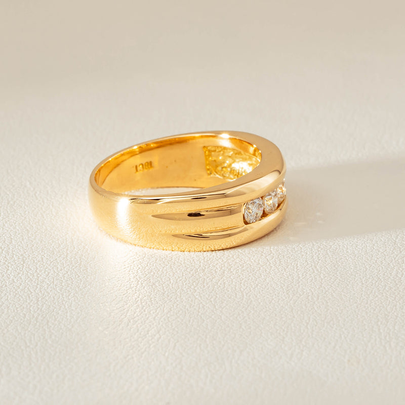Deja Vu 18ct Yellow Gold .60ct Five-Stone Ring - Ring - Walker & Hall