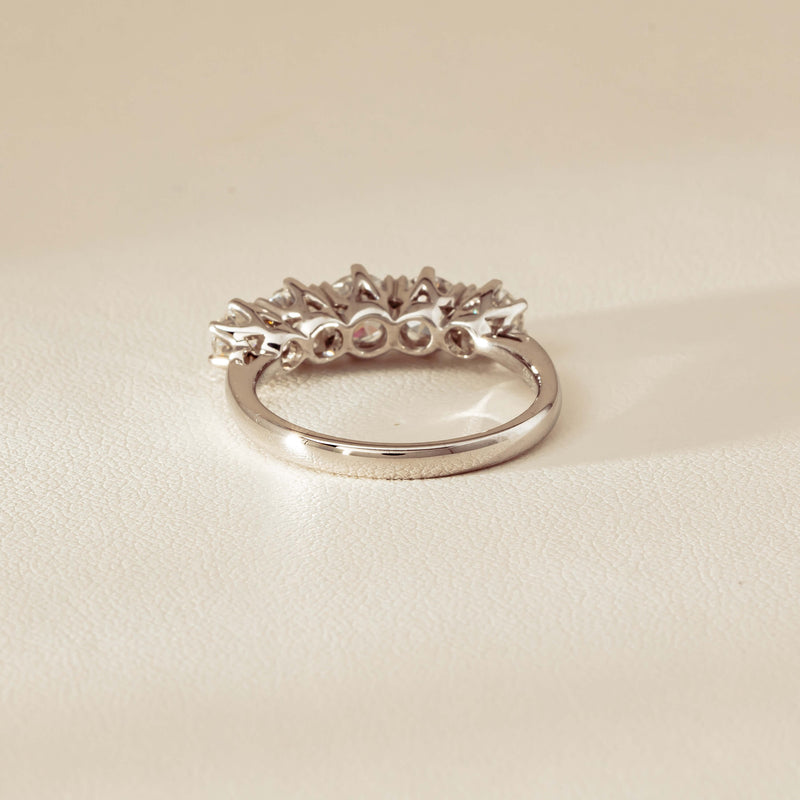 Deja Vu 18ct White Gold 1.90ct Five-Stone Diamond Ring - Ring - Walker & Hall