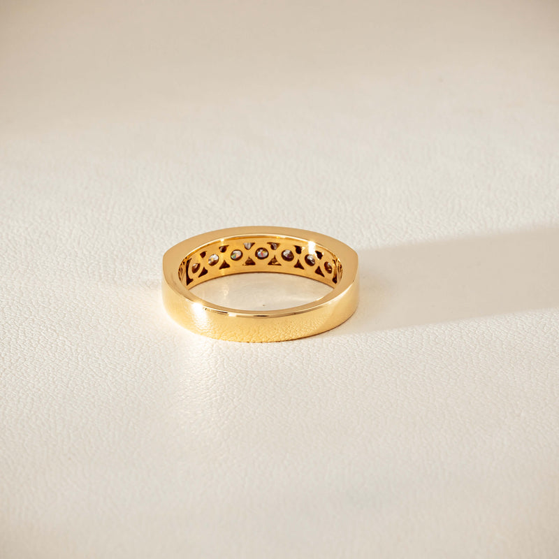 Deja Vu 18ct Yellow Gold .75ct Diamond Channel-Set Ring
