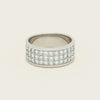 Deja Vu 18ct White Gold 1.75ct Diamond Pave-Set Ring