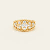 Deja Vu 18ct Yellow Gold .70ct Diamond Openwork Ring