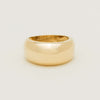 Deja Vu 18ct Yellow Gold Dome Ring - Ring - Walker & Hall
