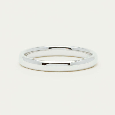 18ct White Gold 2.5mm Band - Ring - Walker & Hall