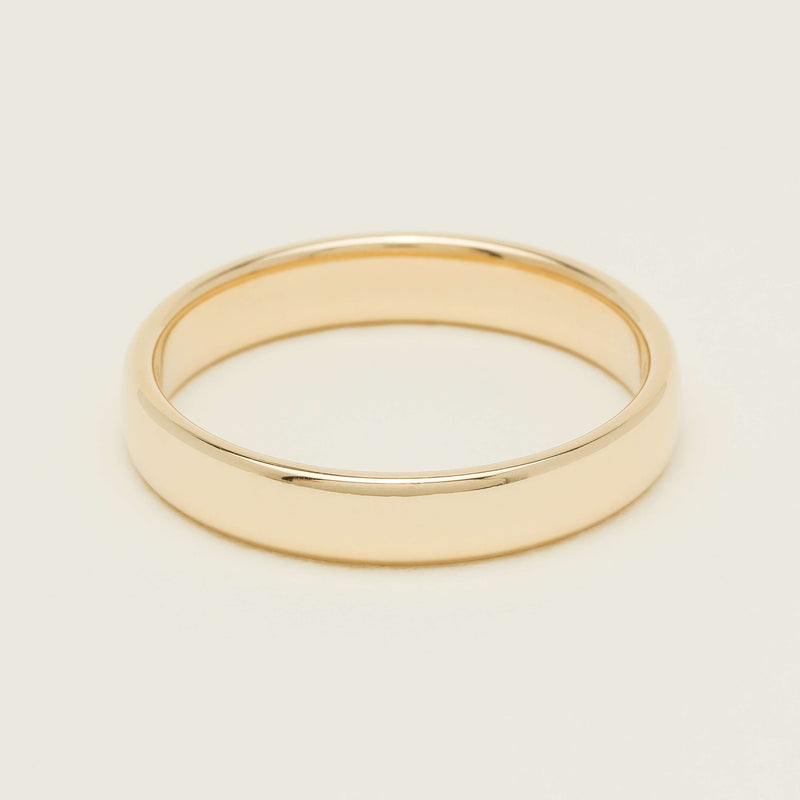 9ct Yellow Gold 4mm Band - Ring - Walker & Hall