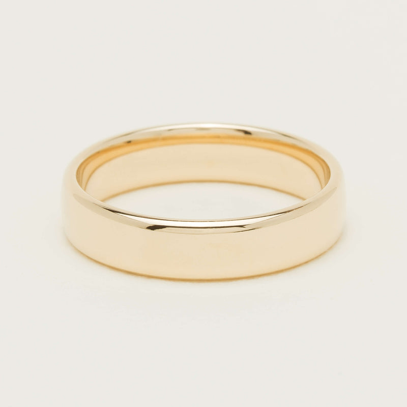 9ct Yellow Gold 5mm Band - Ring - Walker & Hall